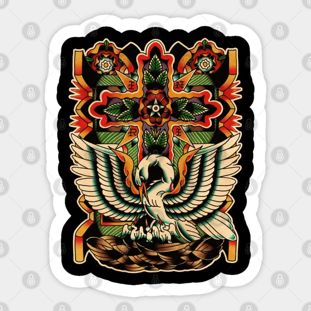 Rosicrucian Sticker by Don Chuck Carvalho